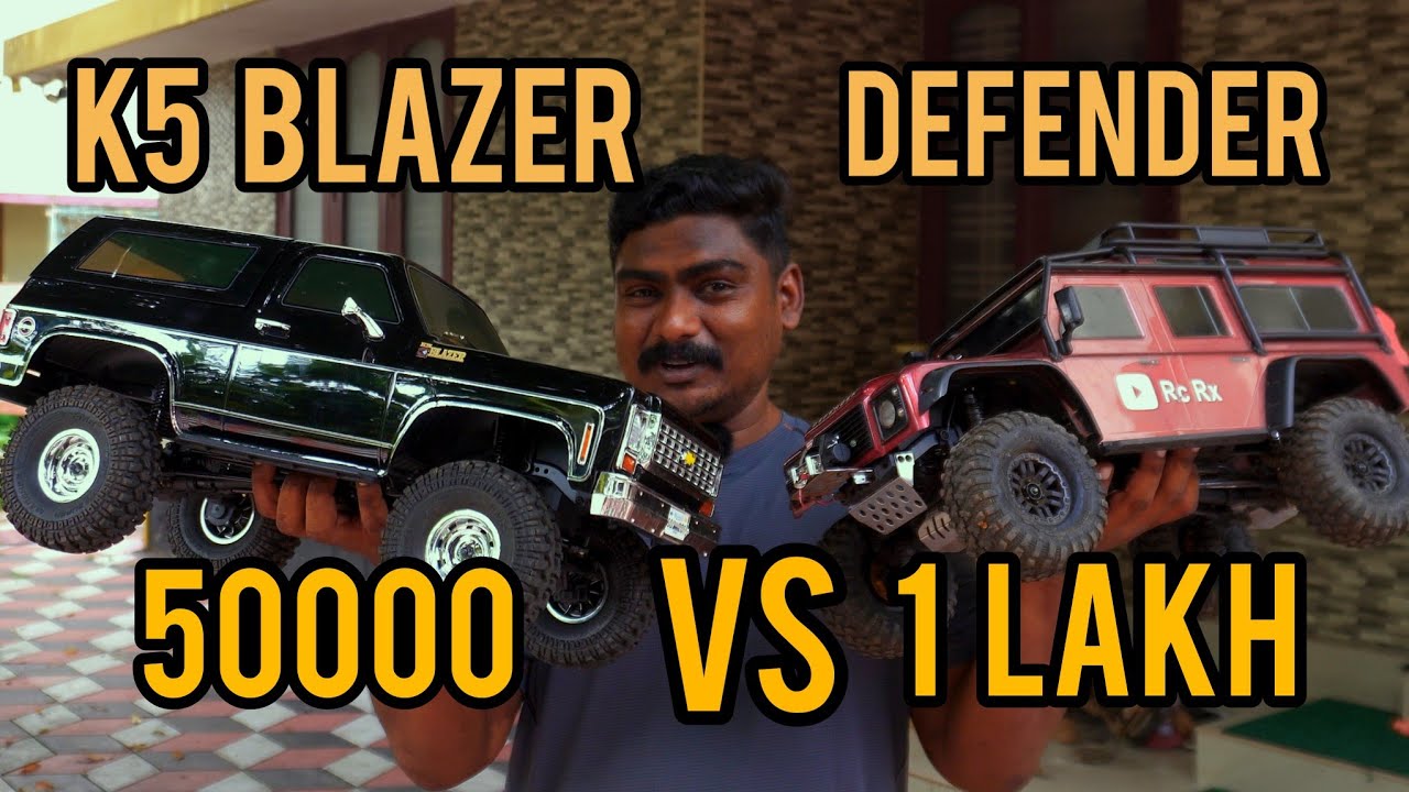 FMS K5 Blazer full review & K5 blazer VS traxxas defender | @tonybenjo_rc_rx  | Malayalam | unboxing | Rc car
