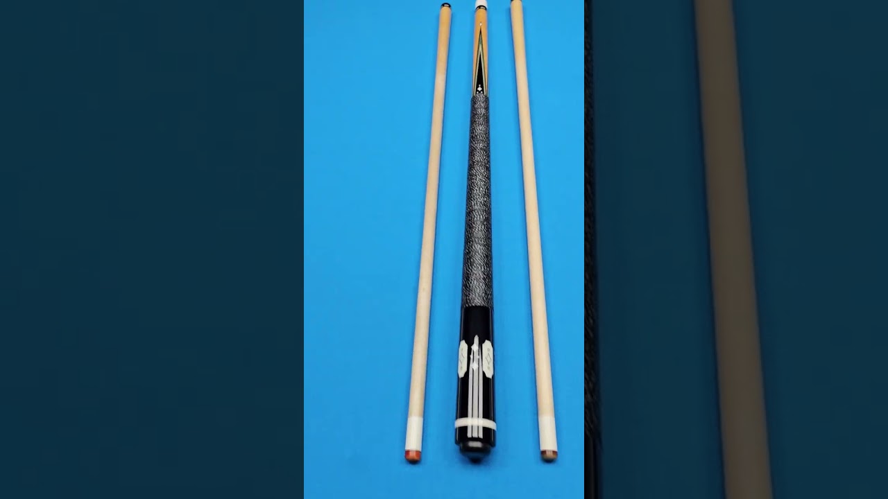 ♠️🤍♠️ VERY RARE HERCEK CUSTOM CUE! ♠️🤍♠️ ABSOLUTELY A GEM! 💎 @ CROSSROADCUES.COM 