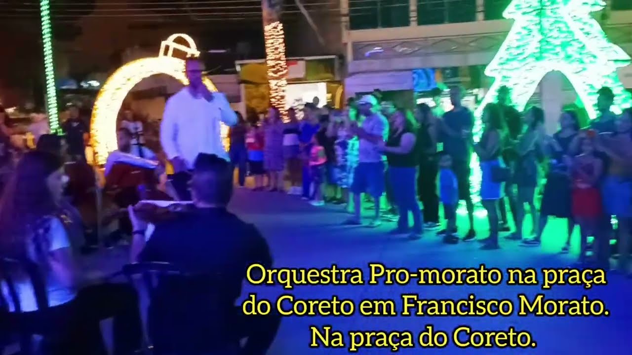 Orquestra Pro-morato na praça do Coreto em Francisco Morato SP. 23/12/2025