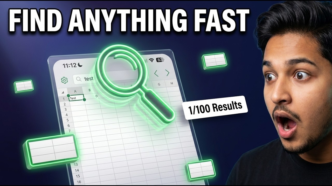 How To Search In Excel Sheet In Mobile - Quick Tutorial