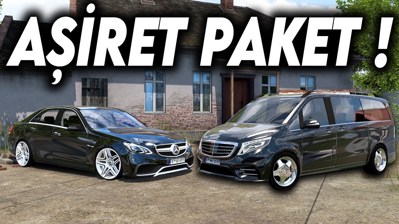 AŞİRETE VIP MİNİB&Uuml;S ALDIK !!! MERCEDES BENZ VITO ETS 2 MOD 1.52 [ Logitech G29 ]