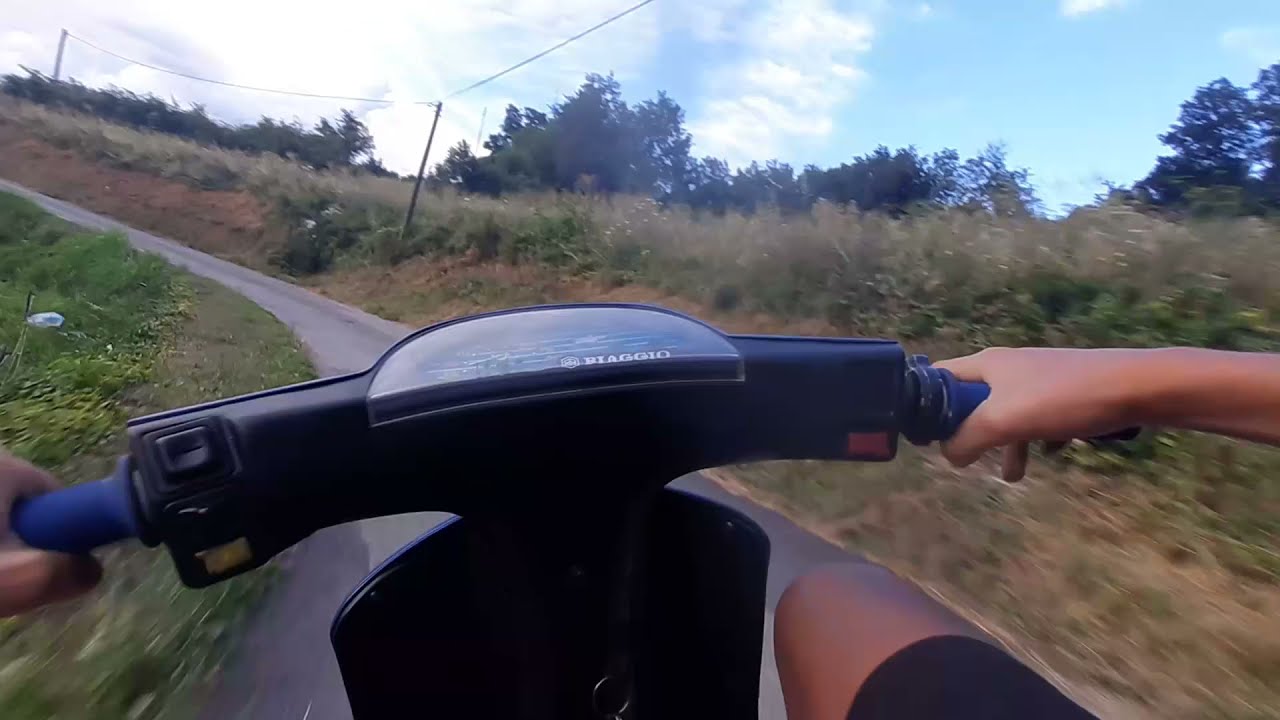 Piaggio fast rider 70 polini sport -TEST, POV