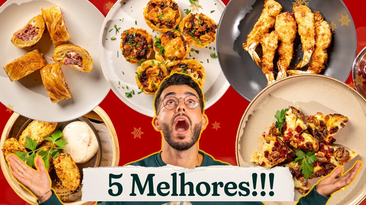 5 Melhores Petiscos Feitos em 10 min !
