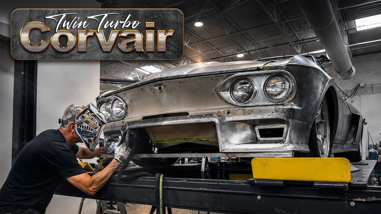 Новое лицо: оригинальный дизайн передней части для Corvair 1969 года с двойным турбонаддувом (эпи...