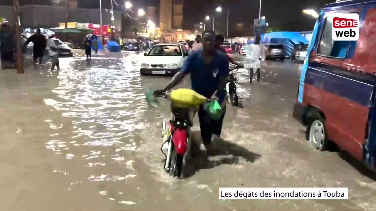 Les images des dégâts des inondations à Touba quelques heures après la visite du ministre Cheikh Tid