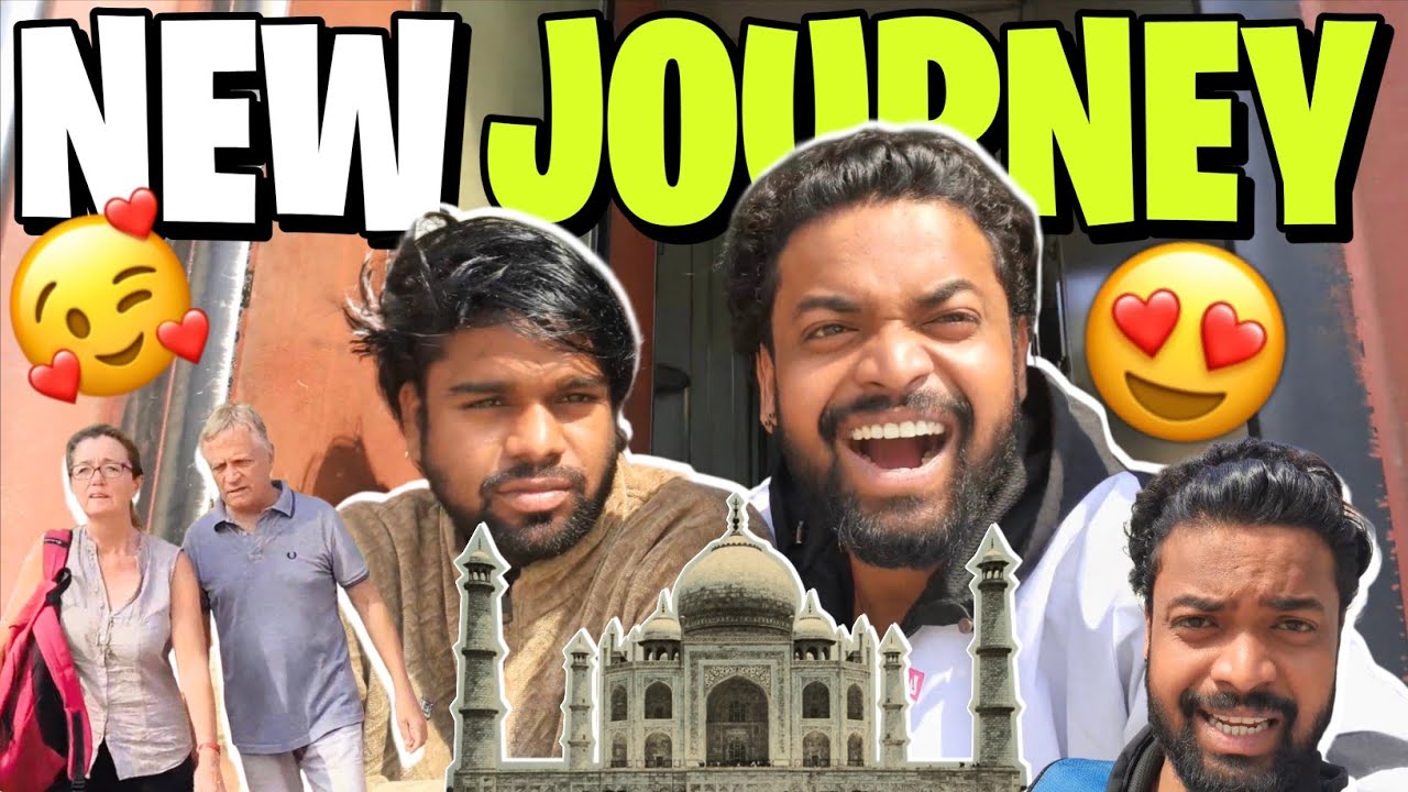 TAJ MAHAL (ताजमहल) 🕌Challenge with Foreigners! 😱 NEW JOURNEY Day-5😍