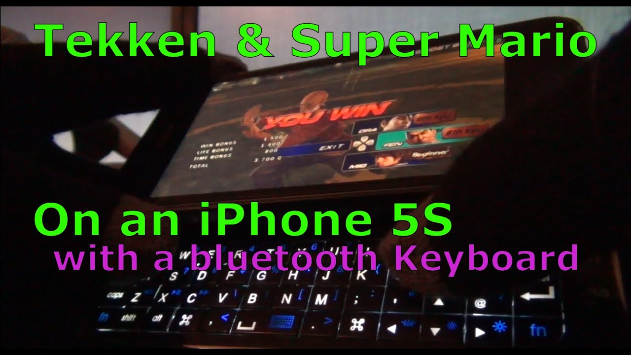 Emulators on iPhone 5S with keyboard PSP GBA