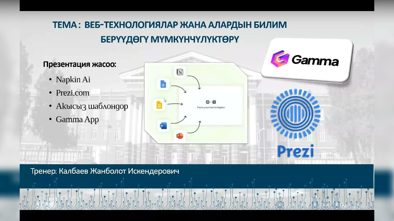 3 Сабак Презентация жасоо