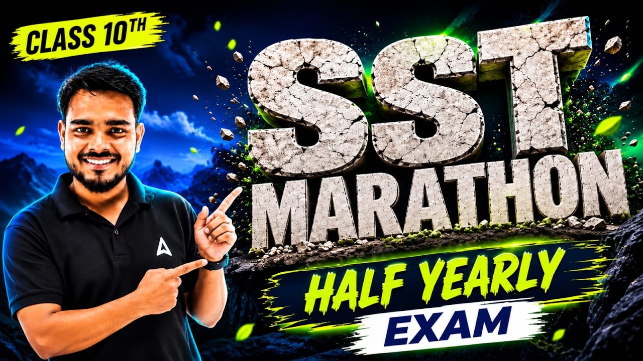 Class 10 SST | 50 Top MCQs | Half Yearly Exam 2026 | CBSE Board | Most Important Questions