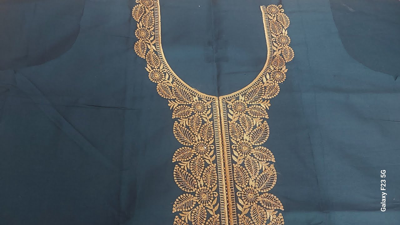 Round Neck Cutting and Stitching 