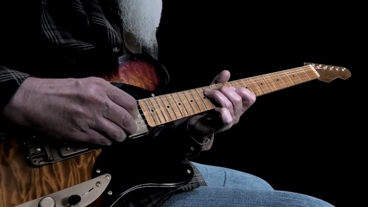 Sunny — Five Shapes in A Minor (Blues Guitar Interpretation)