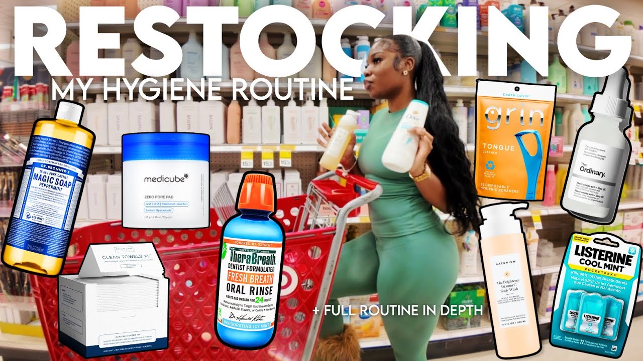 COME HYGIENE SHOPPING W/ ME FOR 2026| restocking,target finds, haul + my full feminine routine 