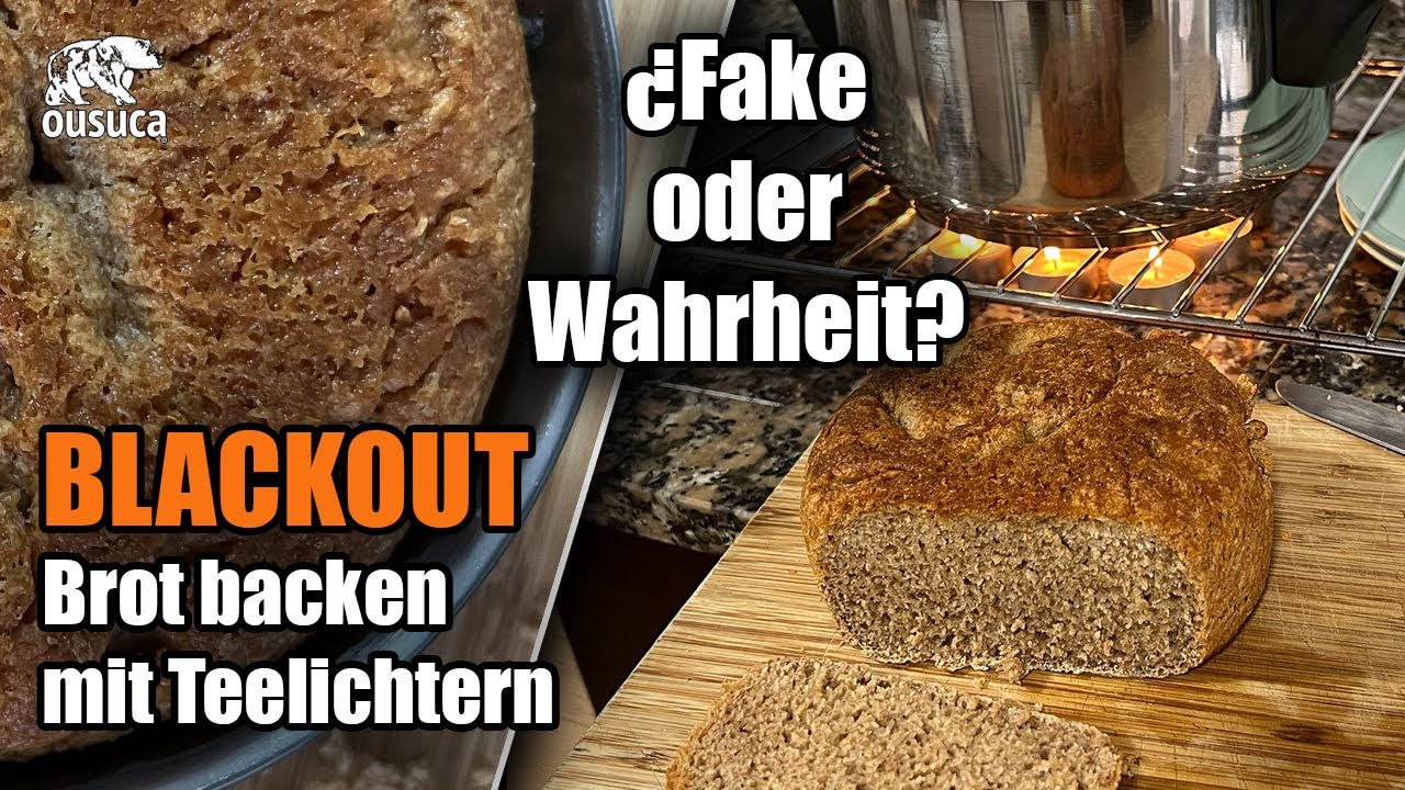 Blackout Brot backen mit Teelichtern? DER TEST!