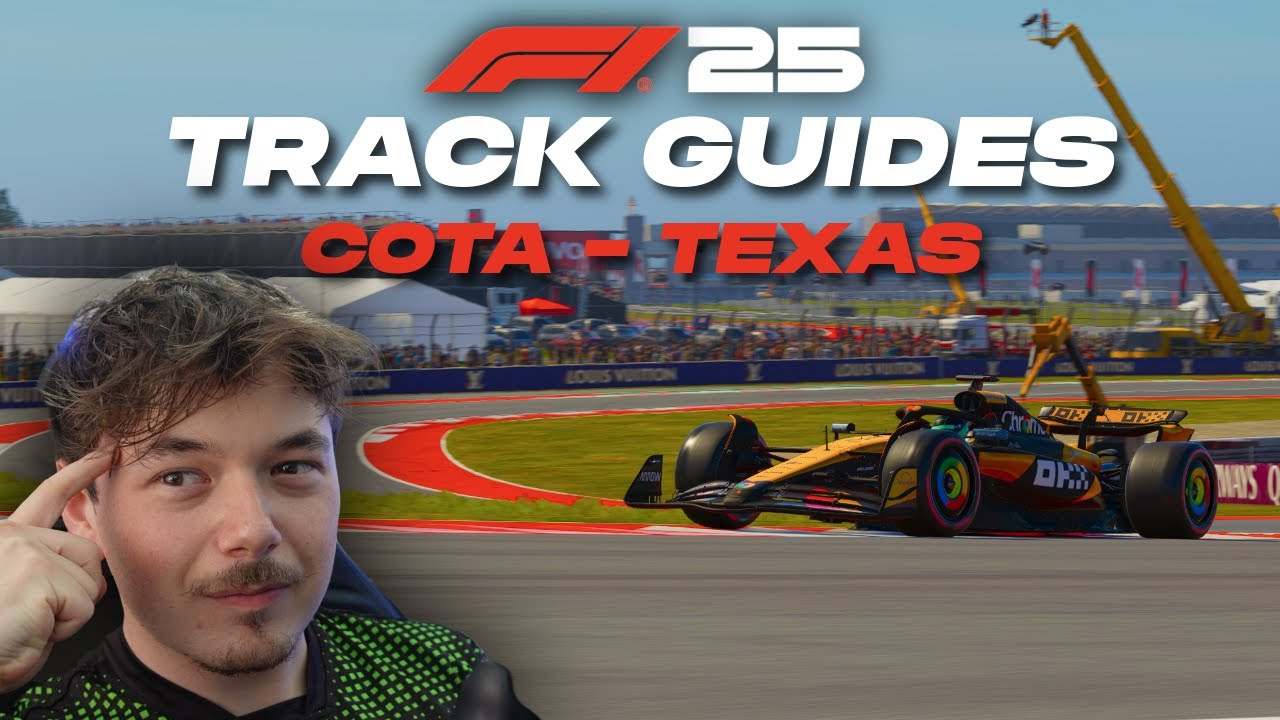 Руководство по трассе F1 25 COTA Texas &mdash; стратегия ERS + настройка включены