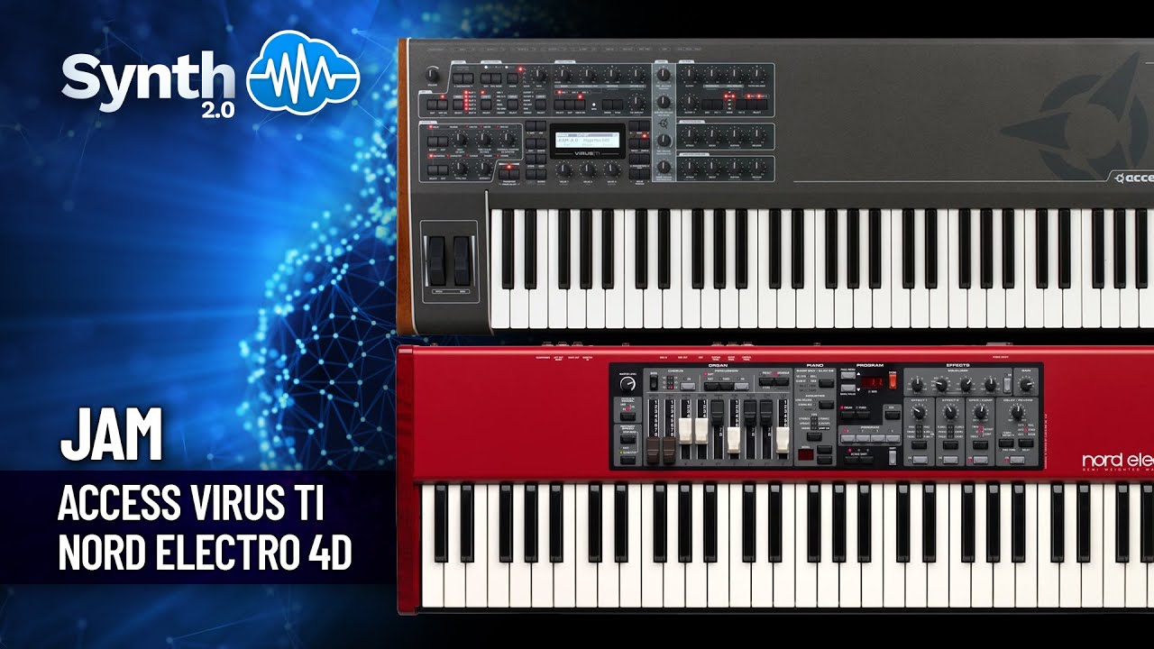 ACCESS VIRUS TI + CLAVIA NORD ELECTRO 4D | JAMMING | Synthcloud