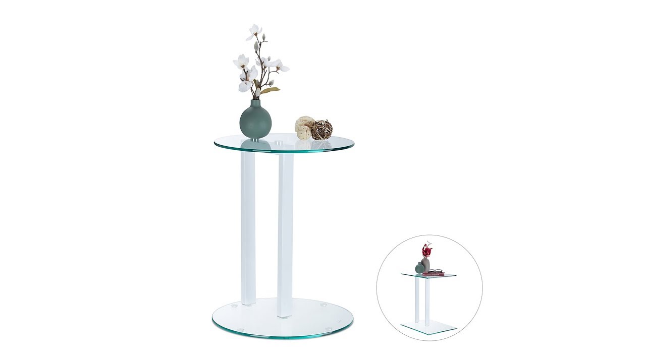 Beistelltisch Glas