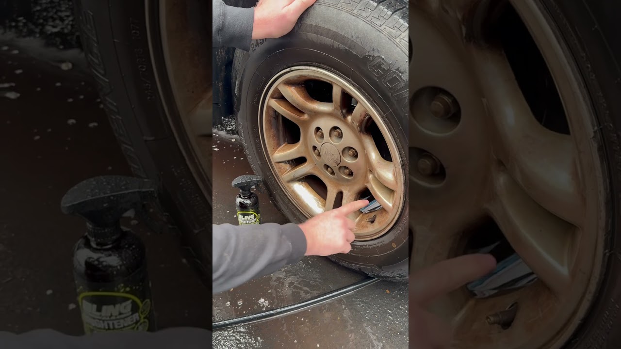 САМЫЙ МОЩНЫЙ ОЧИСТИТЕЛЬ КОЛЁС НА РЫНКЕ! #satisfyingdetailing #diy #fyp #detailing #automobile