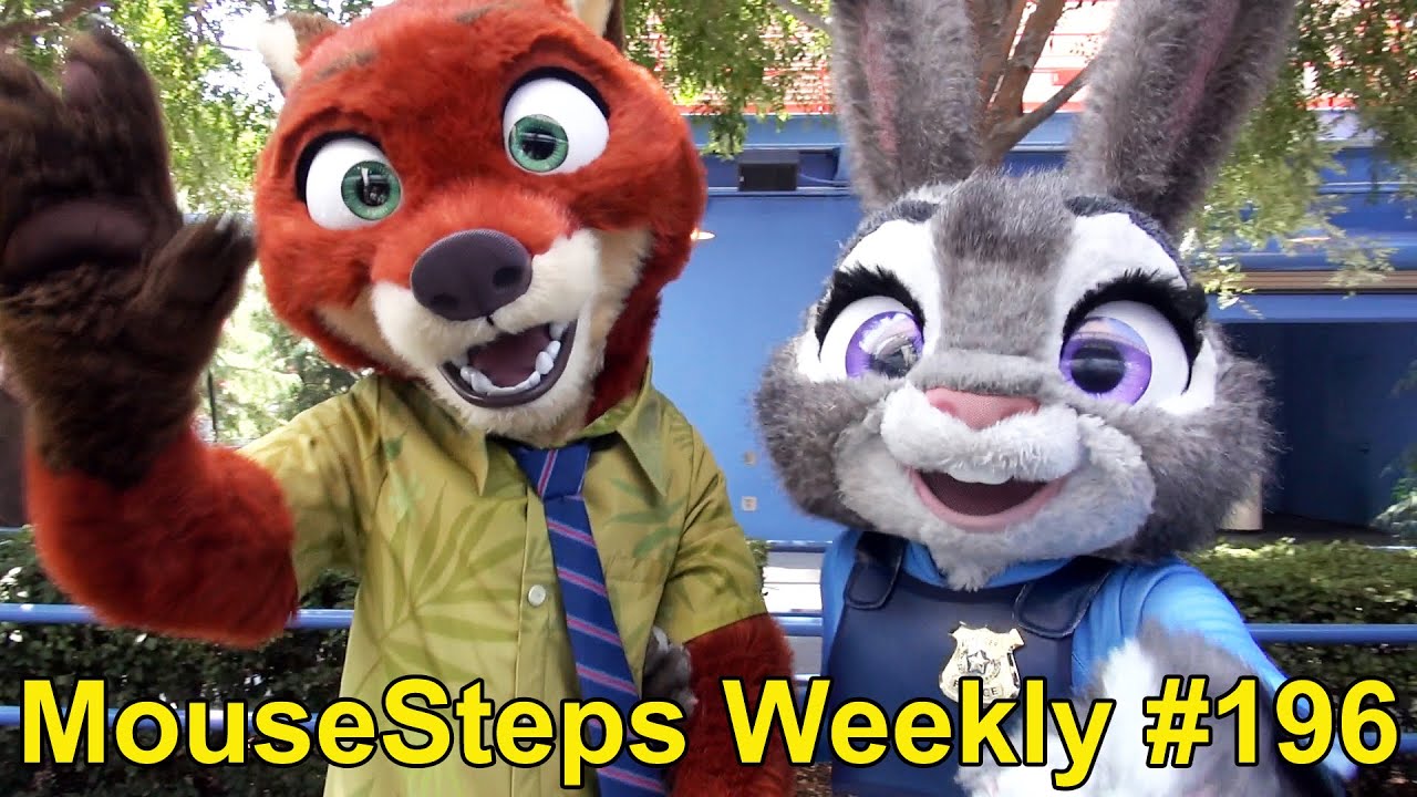 MouseSteps Weekly #196 DCA Day! Chip & Dale Critter Breakfast; Zootopia's Nick & Judy; Frozen Show
