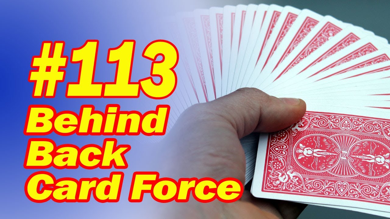Behind Your Back Card Force Tutorial - Boost Your Confidence