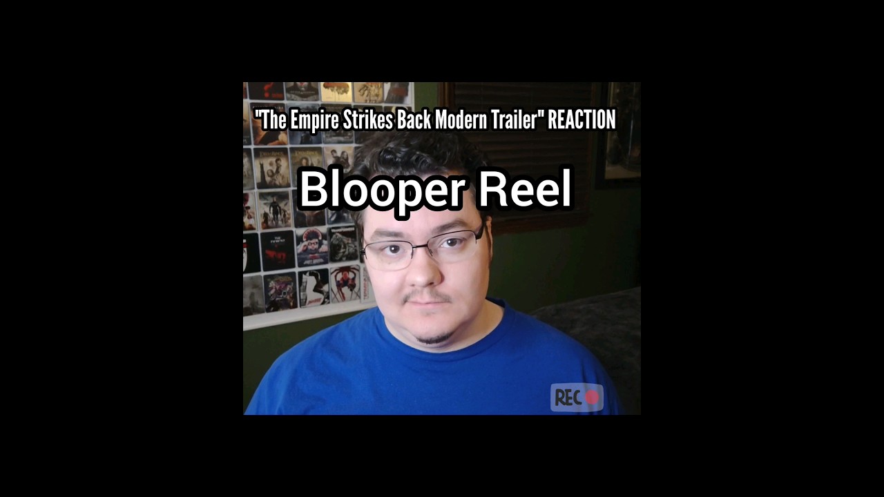Blooper Reel from my latest trailer REACTION #aaronellis #starwarstrailer #trailerreactions #blooper