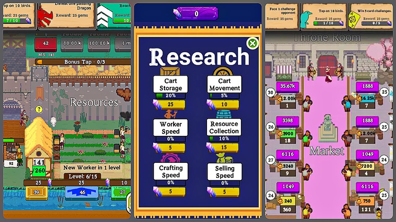 Idle Settlement: Resource Management Tycoon (Gameplay Android)