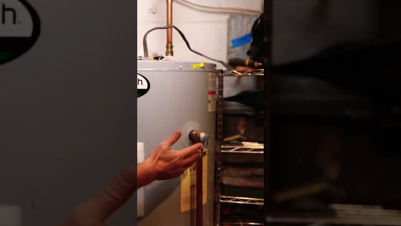 The T and P valve (temperature and pressure valve) on a water heater is an important safety device