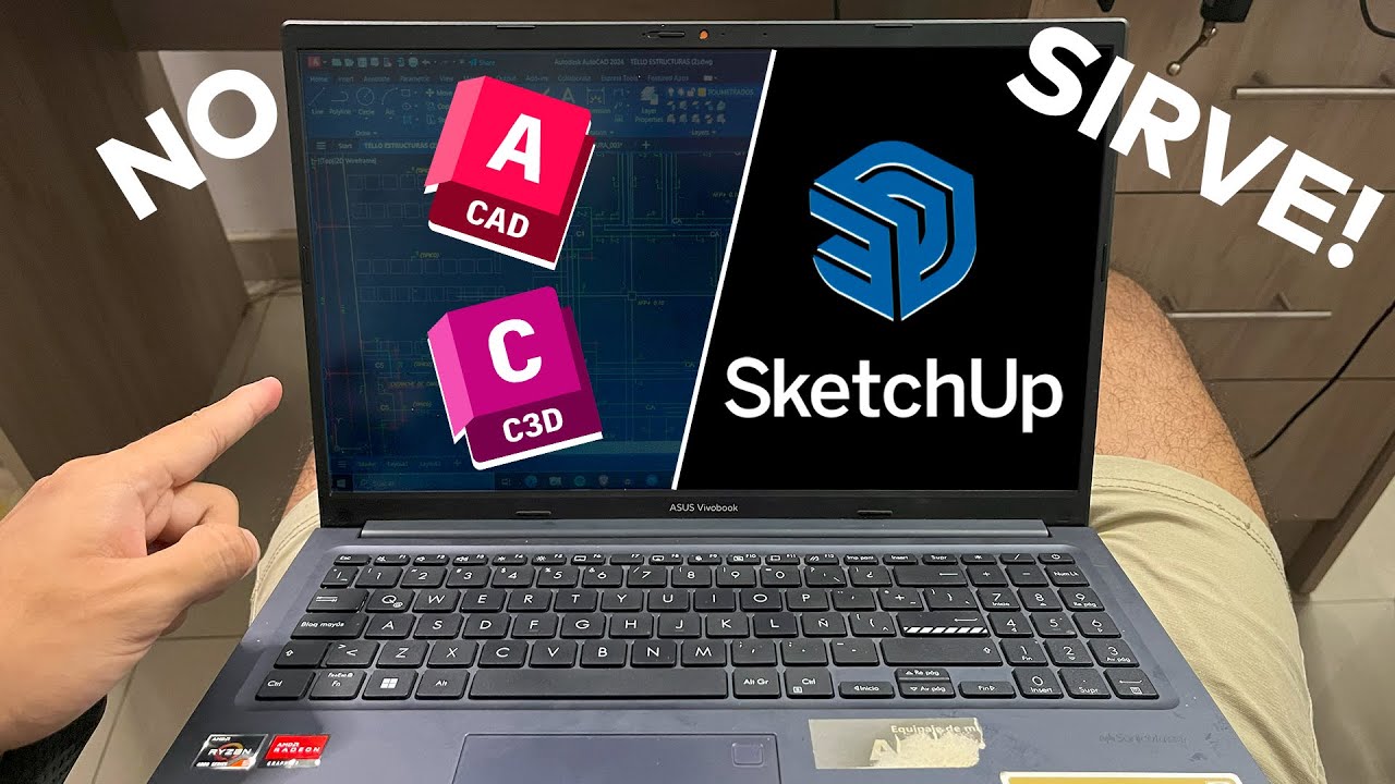 C&oacute;mo rinde la Asus Vivobook 15 en AutoCAD/Civil 3D/Sketchup 3D?
