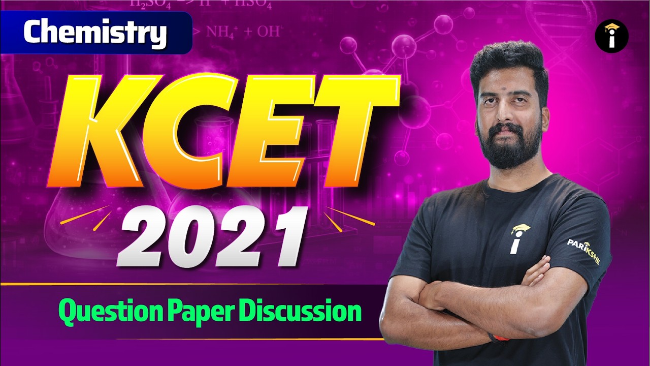 Chemistry KCET 2021 Question Paper + Solutions | Score 45+ Marks Guaranteed #kcet #studytips