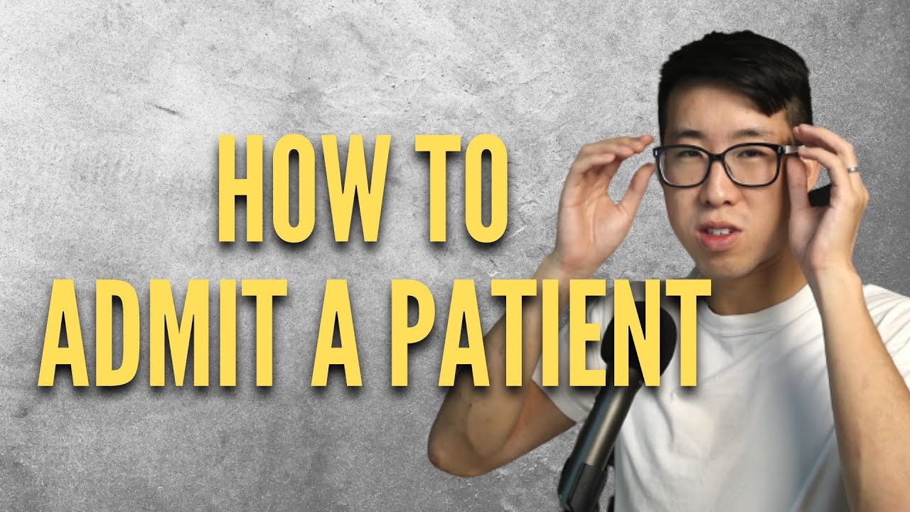 How To Admit A Patient In Epic