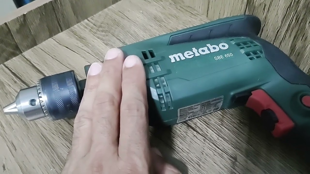 Review da furadeira Metabo modelo SBE 650(650w)220V