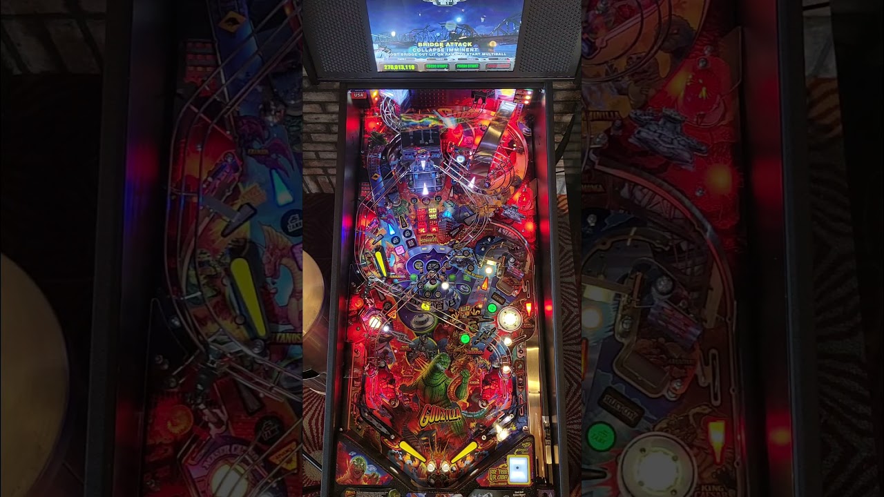 Godzilla pinball 1 Billion points