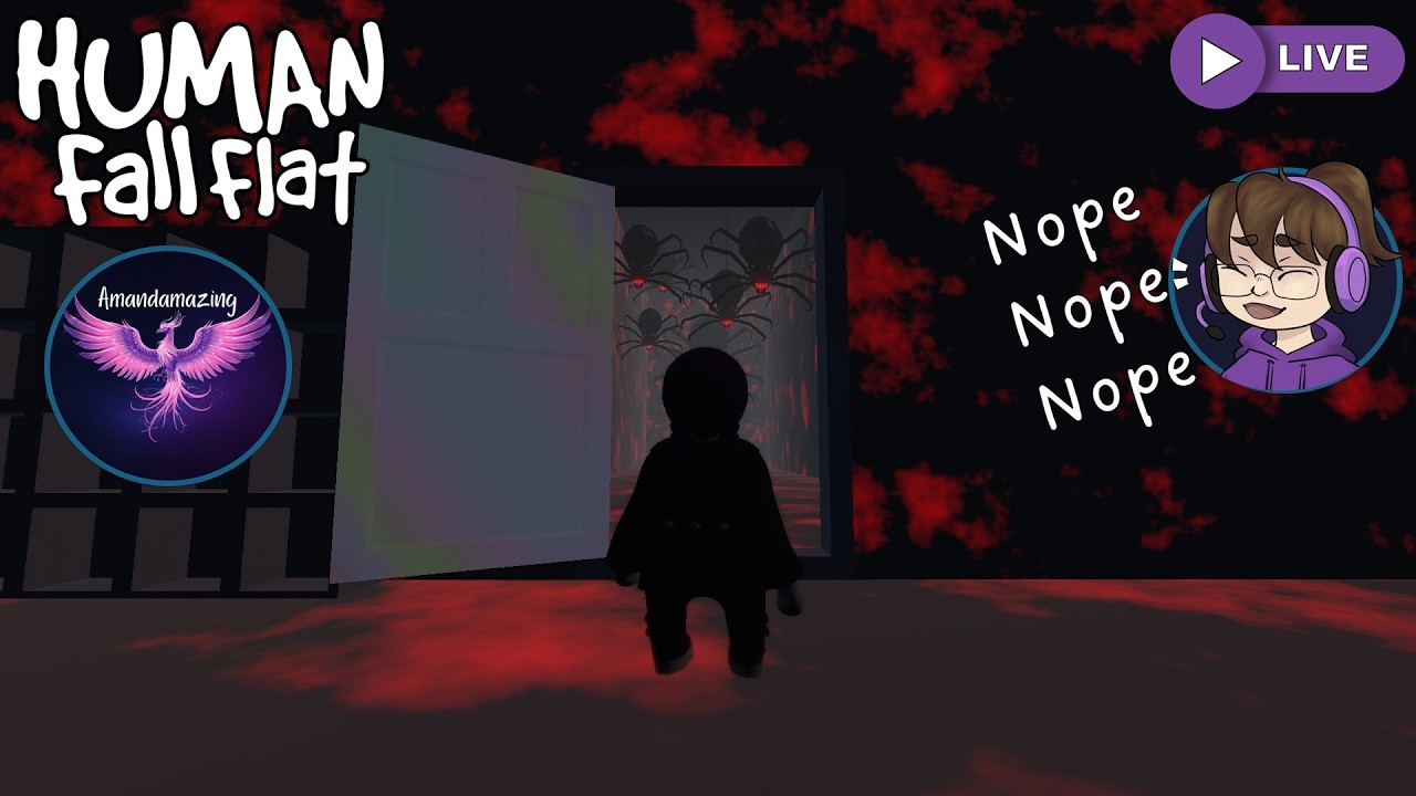 Wobble Baby!!!! 🧩 Human Fall Flat Ep. 11 with @Amandamazing  🎮💥