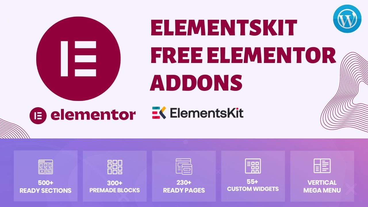 Free Elementskit Elementor Addons | Elementor tutorial