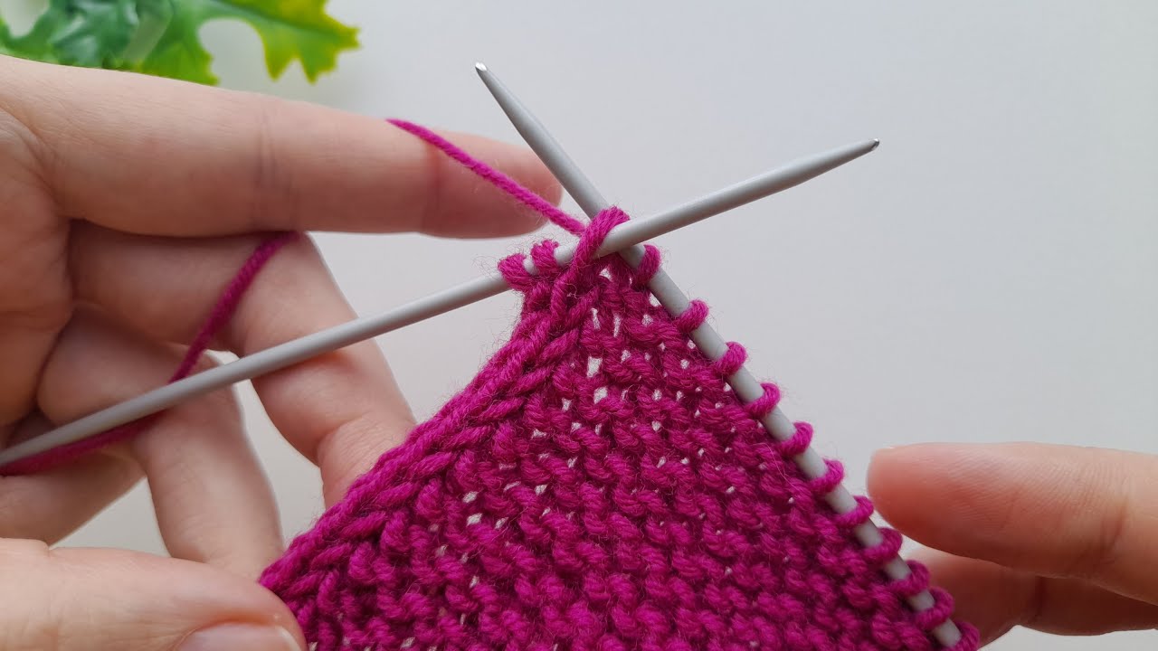 🤫🔥 Das Geheimnis für perfekt gleichmäßige Randmaschen – eine saubere Kante bei jedem Strickstück!