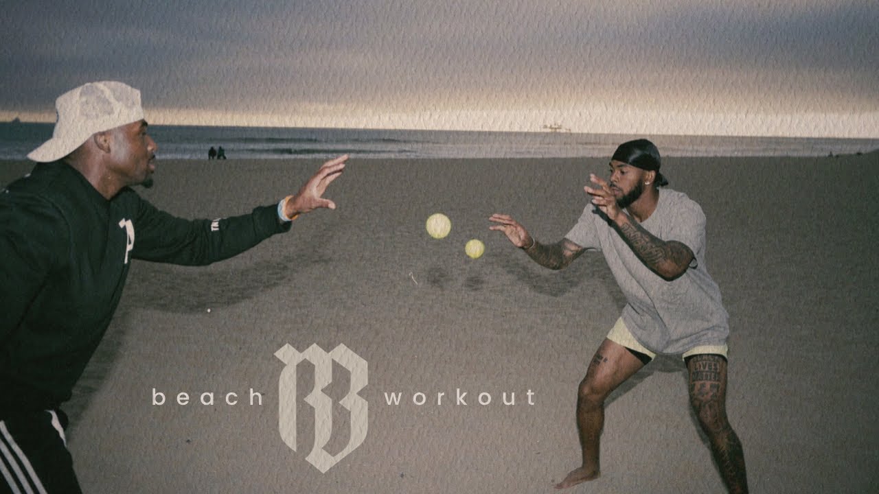 Off-Season grind: Workout on the beach