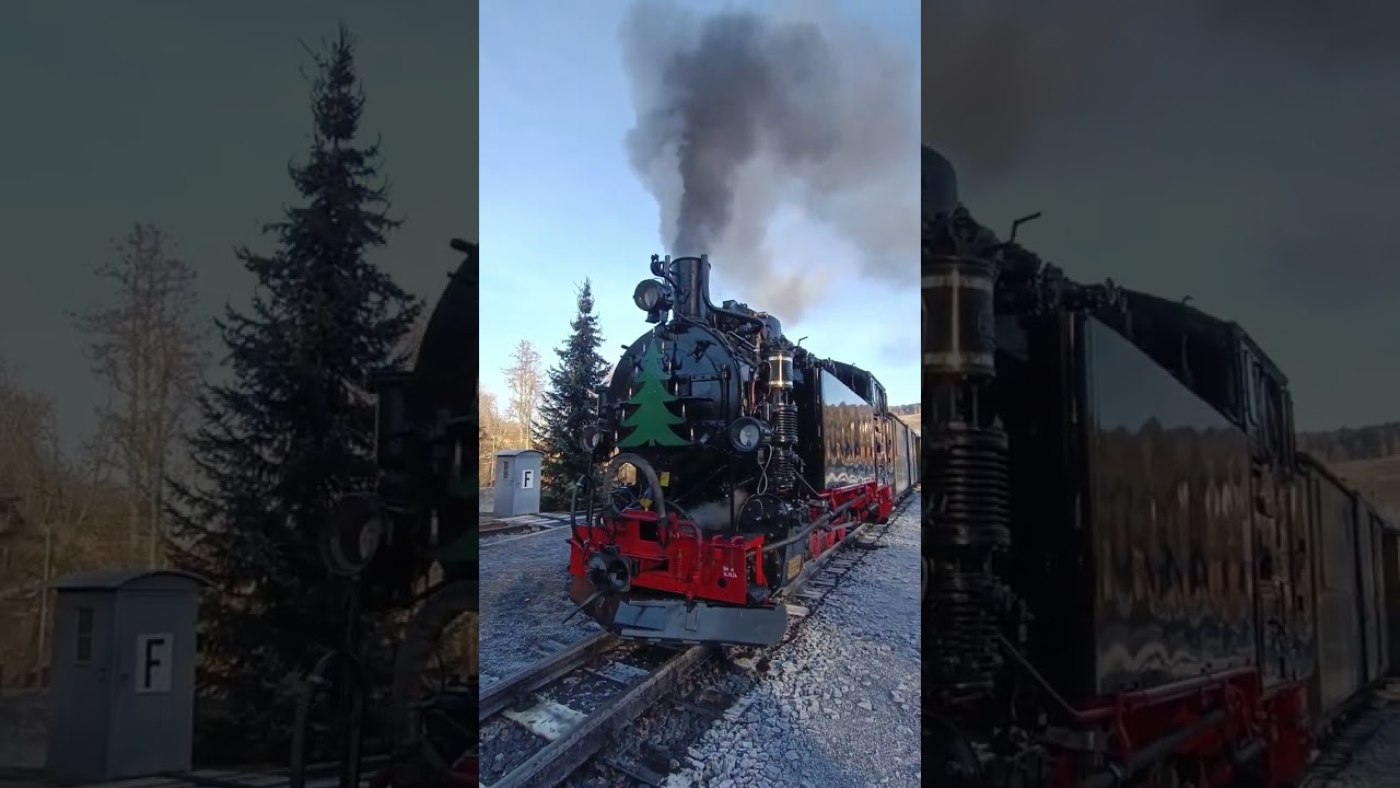 Dampflokeisenbahn | Jöhstadt - Steinbach | Schmalspur Bahn Preßnitztalbahn im ERZGEBIRGE 