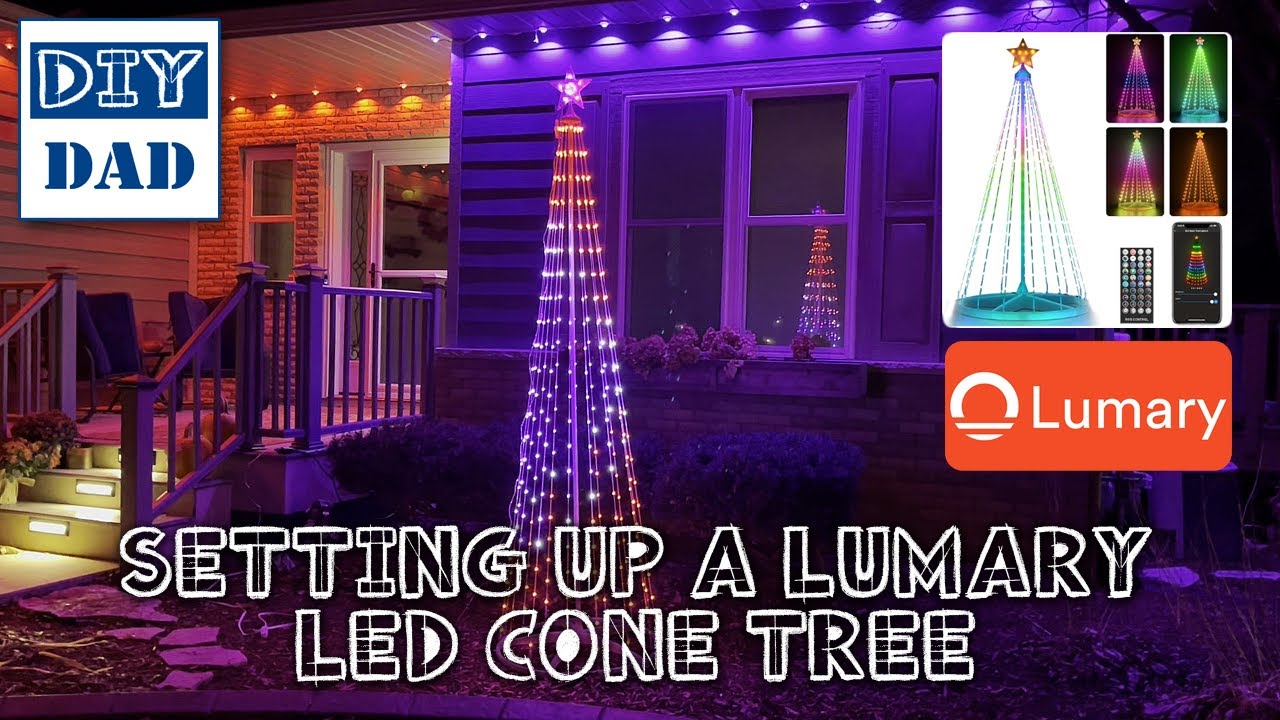 Setting up a Lumary LED Cone Tree