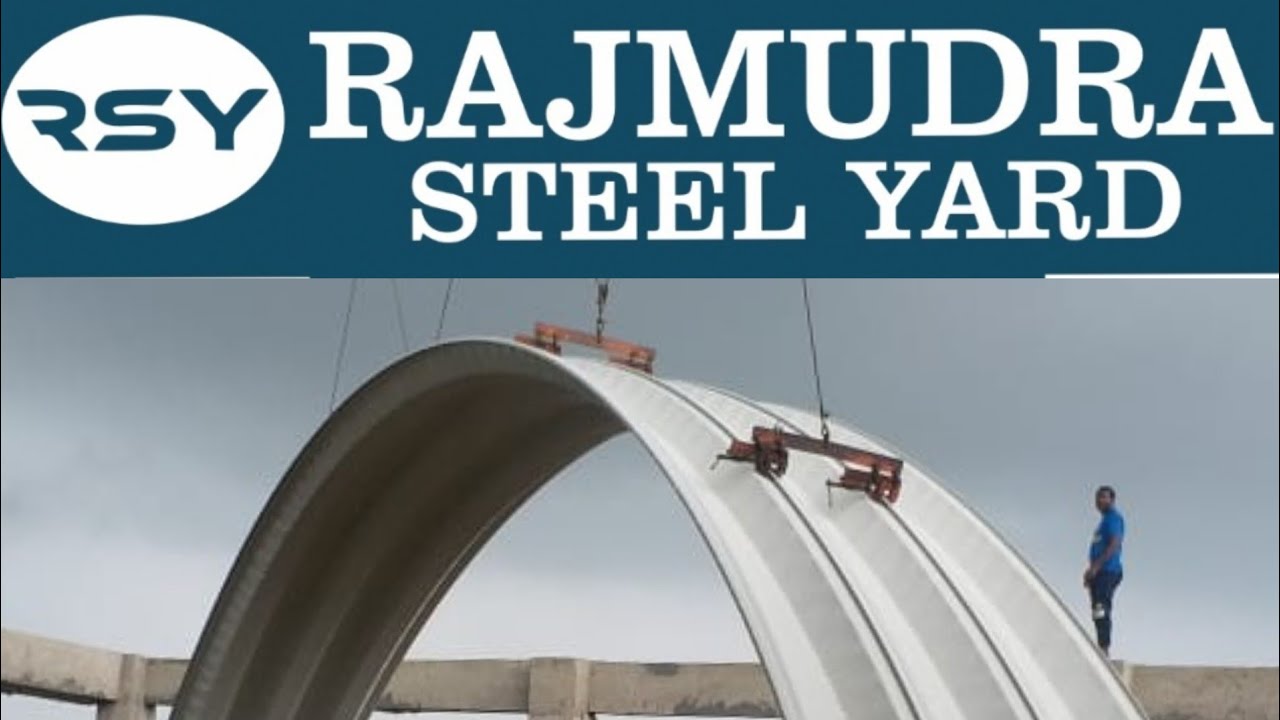 RAJMUDRA STEEL YARD | PART - 5  | SELF SUPPORTING ROOF INSTALLATION PROCESS .