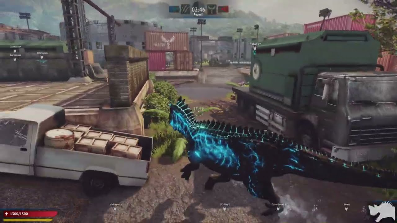 Primal Carnage: Extinction gameplay (Dinosaur round)