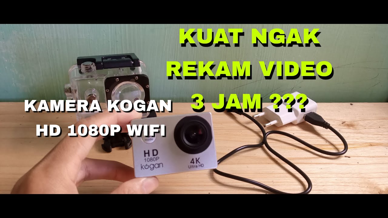 CARA CAS NGECAS BATERAI KAMERA KOGAN HD 1080P WIFI CHARGER