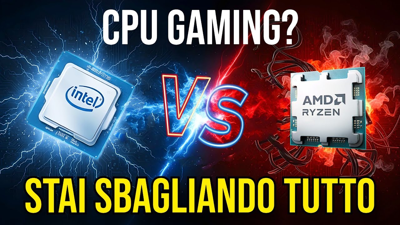 Intel Vs AMD x il GAMING: QUAL'&Egrave; LA MIGLIOR CPU?
