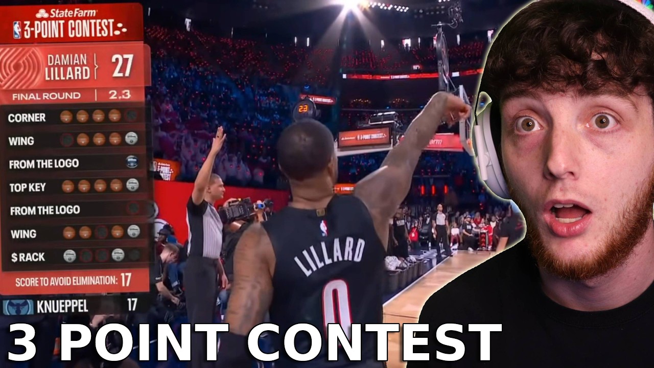 reacting to the NBA 3 POINT CONTEST
