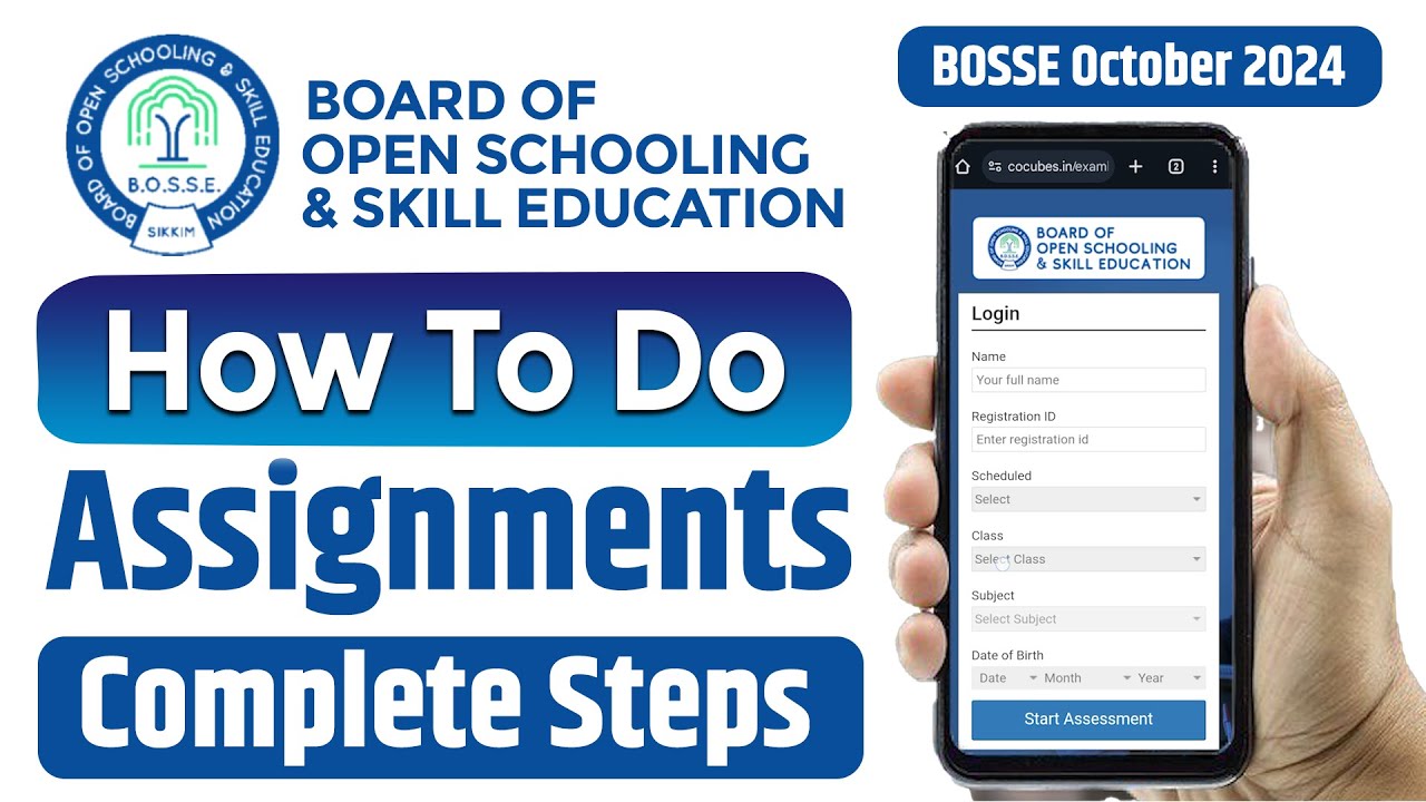How To Do BOSSE Assignment For Ocotber 2024 Exam | BOSSE Assignments
