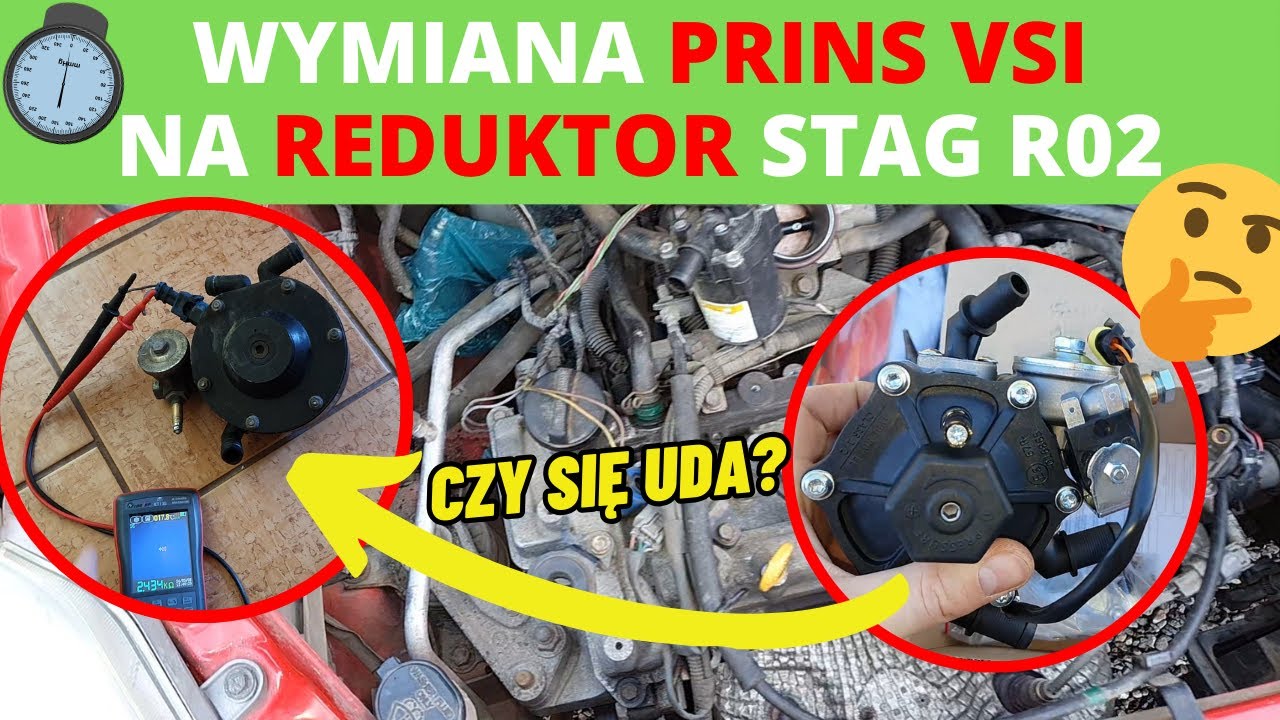 Reduktor LPG PRINS VSI - wymiana na STAG R02 szeregowo i diagnoza -reduktor czy wtryskiwacze Keihin?