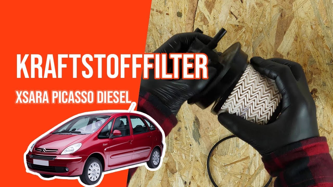 Wie XSARA PICASSO 2.0 HDI Kraftstofffilter wechseln ⛽