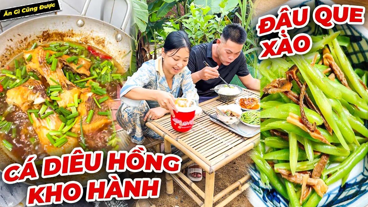 Bất Ngờ Chồng Đi Chợ Làm Bữa Cơm 3 Món Siêu Ngon Mà Chỉ Hơn 100 Ngàn - Ăn Gì Cũng Được