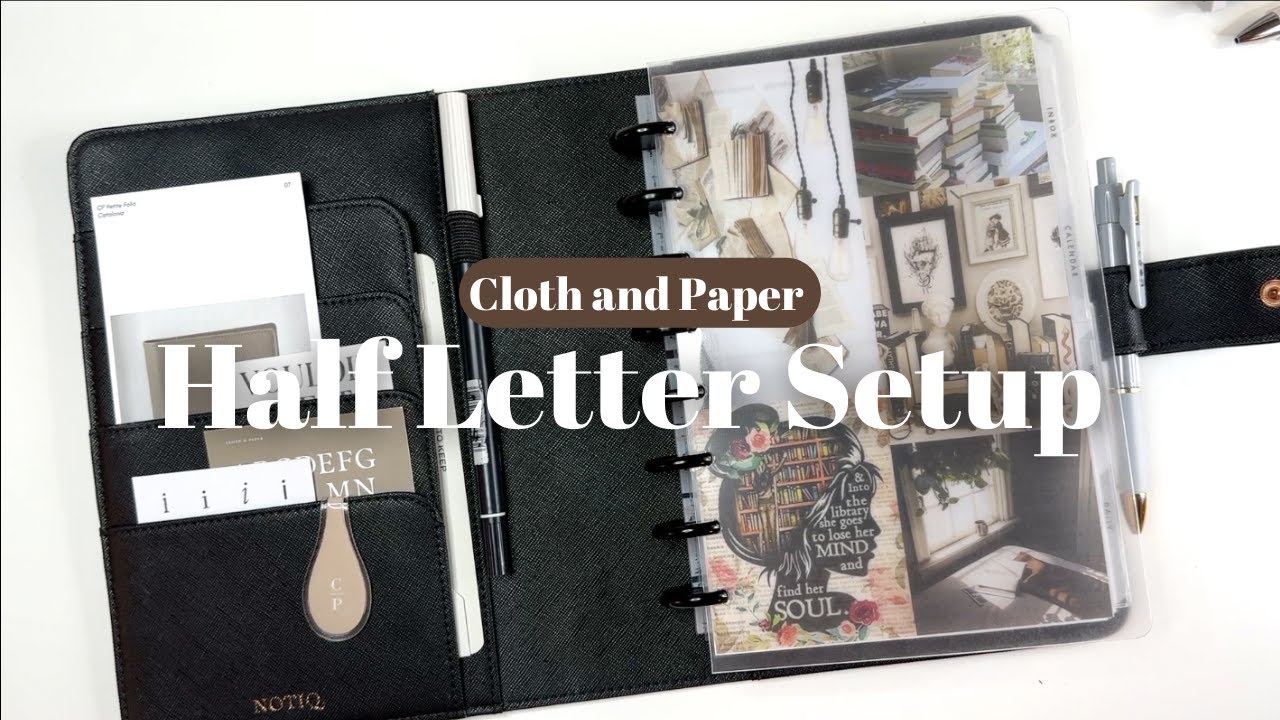 NEW Half Letter Planner | Teacher/Work Edition | Cloth and Paper
