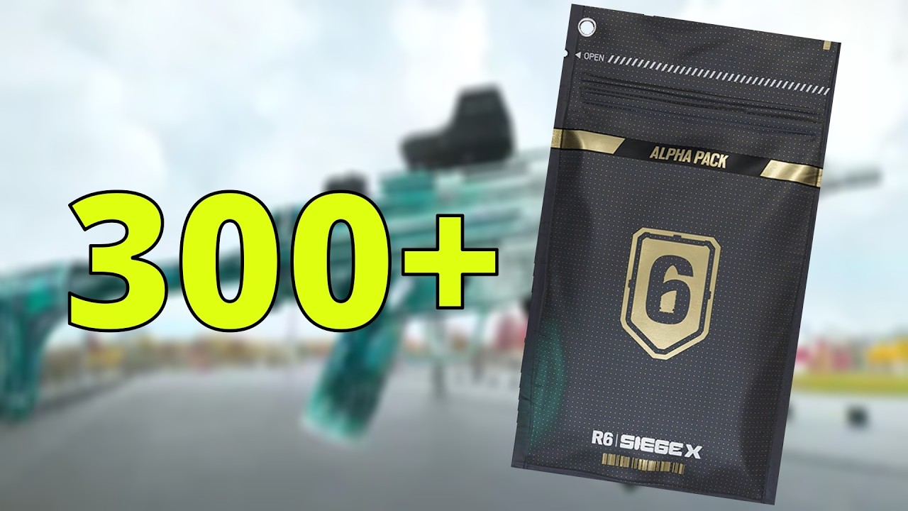 I opened 300 alpha packs in R6