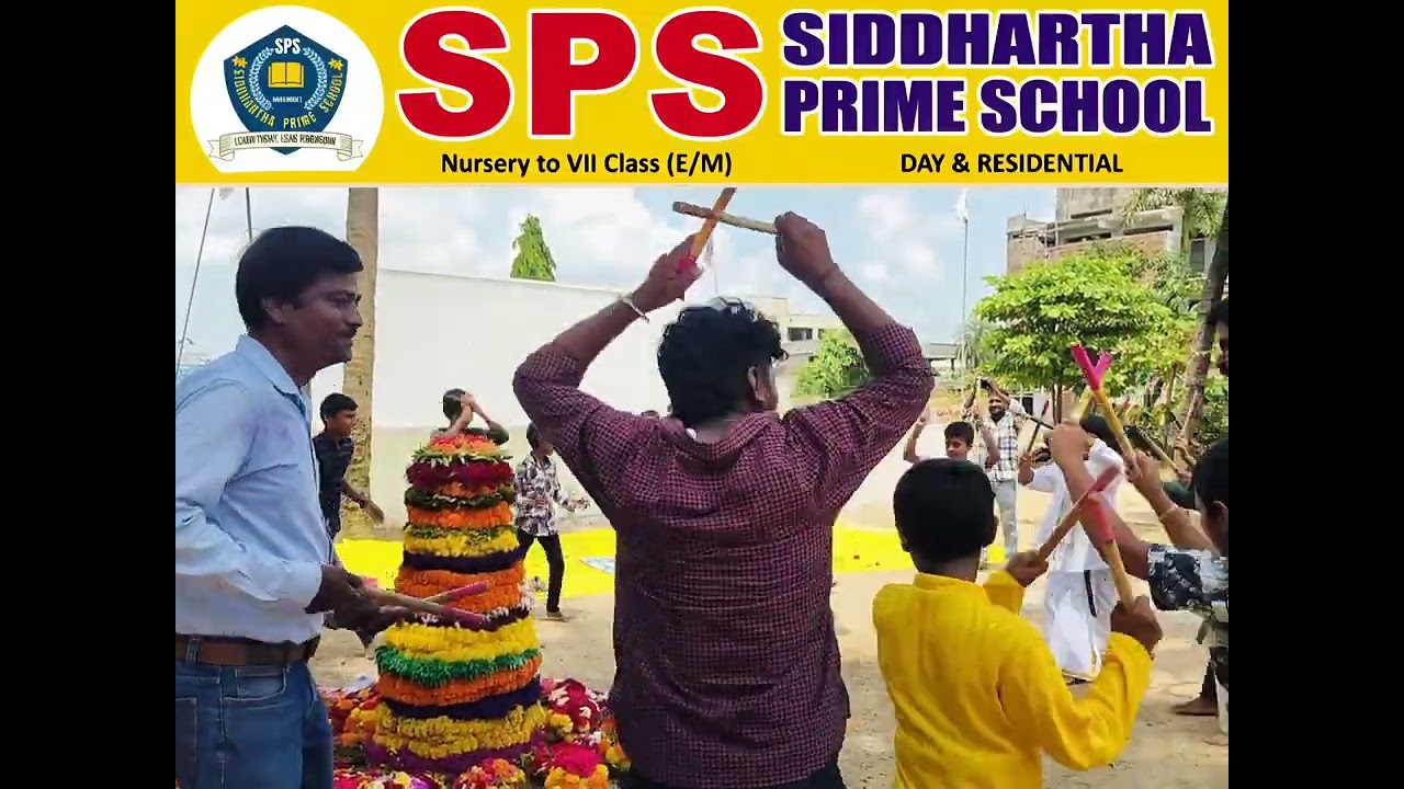 Bathukamma Celebrations 2k25 SPS SCHOOL NARSAMPET 
