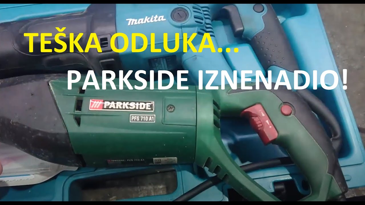 Parkside PFS 710 A1 vs. Makita JR3050T - Test recipročnih pila